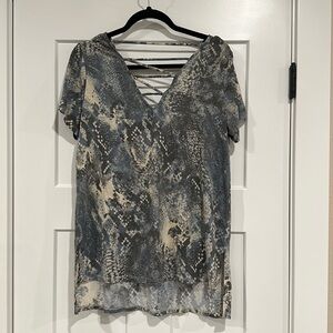 Snake Print Top